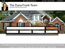 Tablet Screenshot of danafrankhomes.com